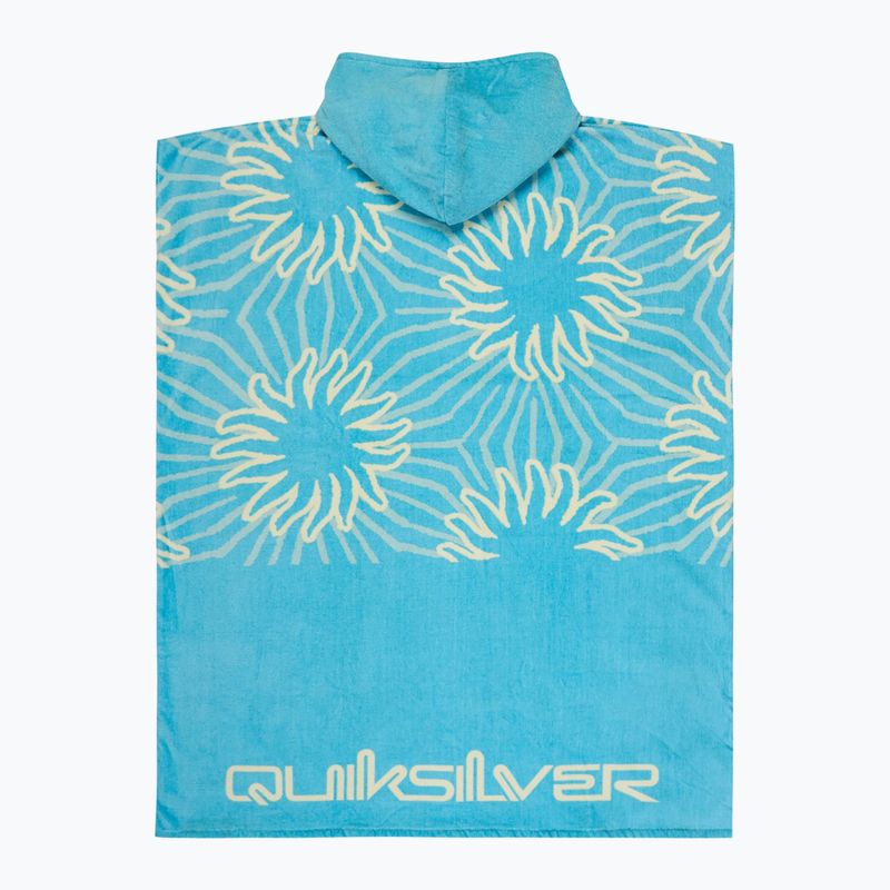 Poncho pentru bărbați Quiksilver Hoody Towel Boy aqua ocean mayhem 2