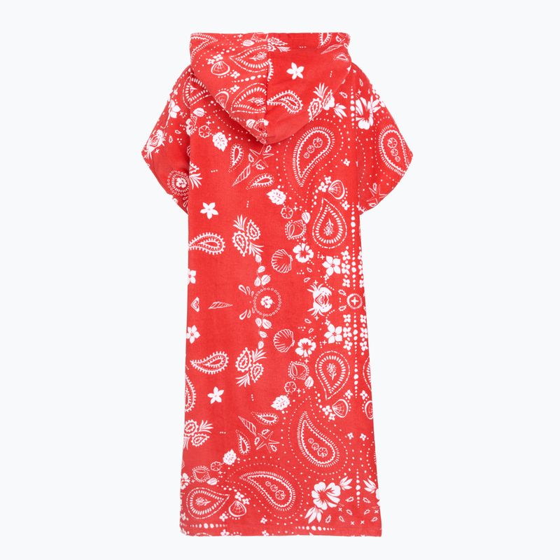 Poncho pentru femei ROXY Stay Magical Printed hibiscus boho bandana bico 2