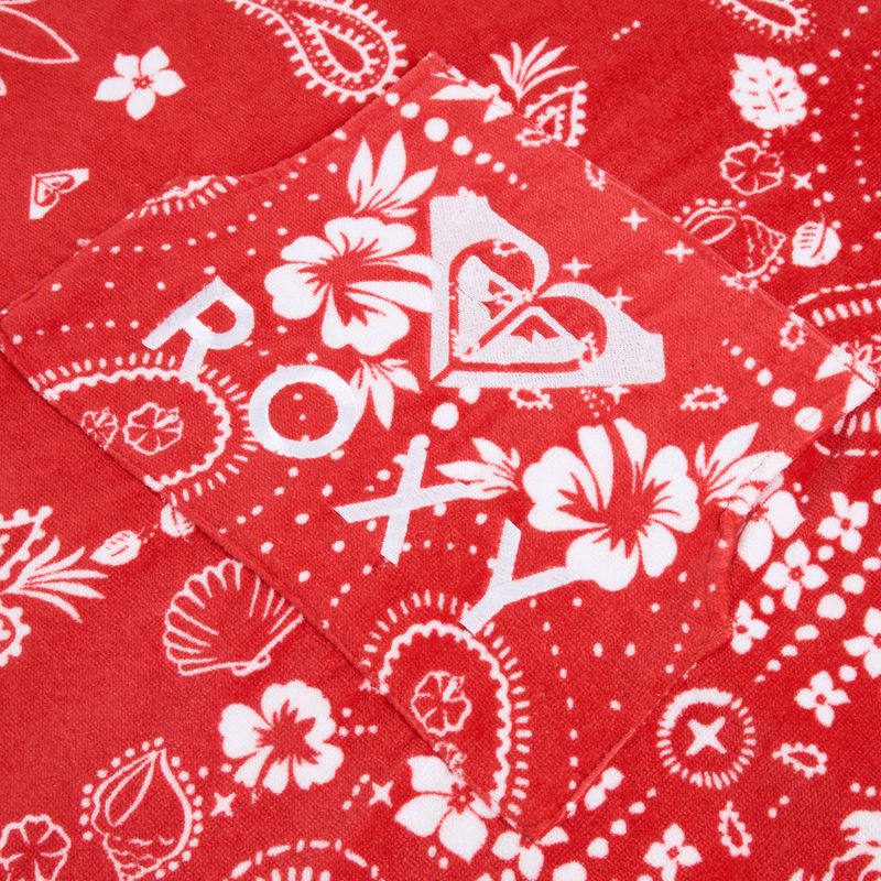 Poncho pentru femei ROXY Stay Magical Printed hibiscus boho bandana bico 3