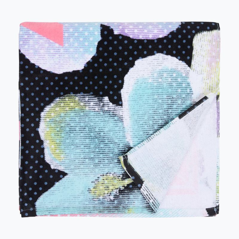 Prosop de plajă ROXY Into The Sun anthracite im fleur real 4