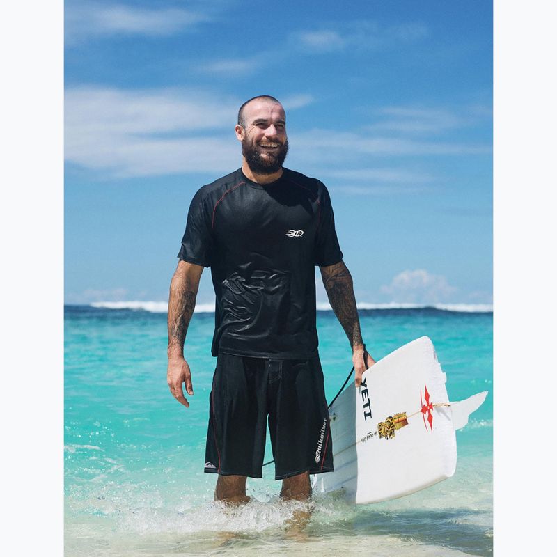 Tricou de înot pentru bărbați Quiksilver Mercury Americana Surf black 7