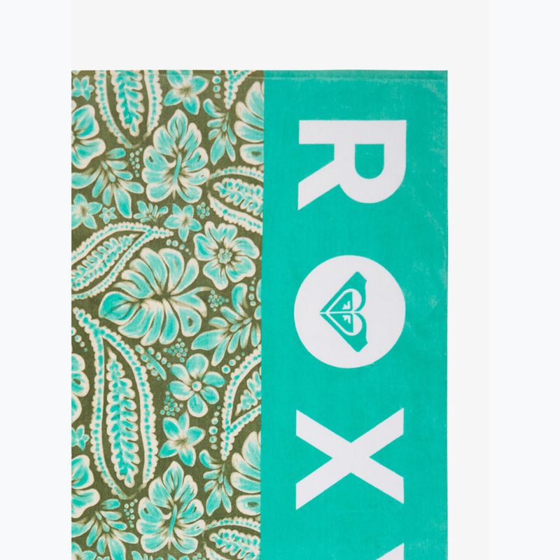 Prosop de plajă ROXY Cold Water Printed oil green wildside paisley 2