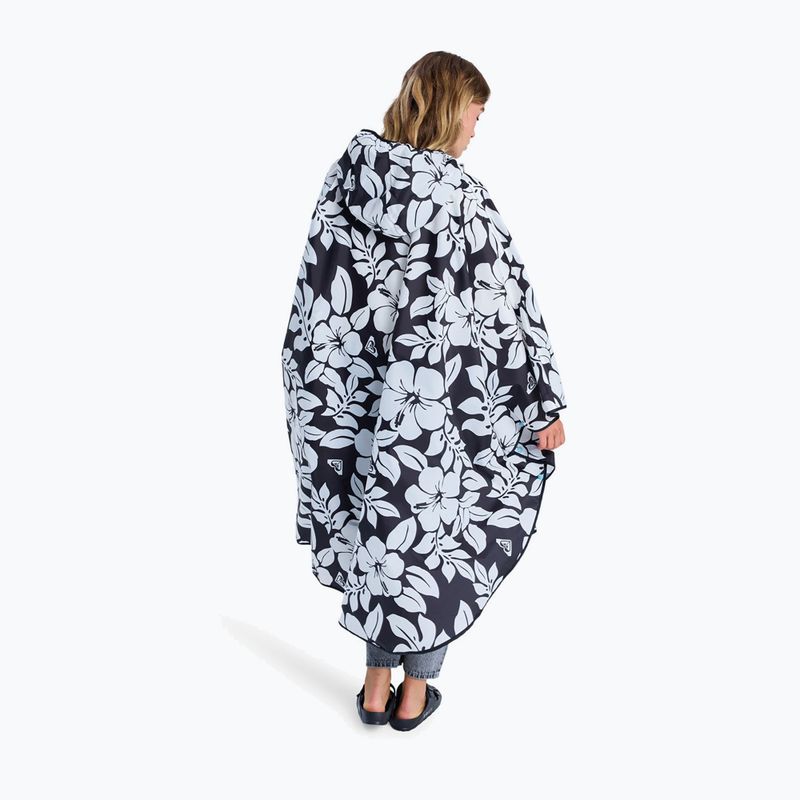 Poncho pentru femei ROXY Midnight Rain anthracite the big mo 2