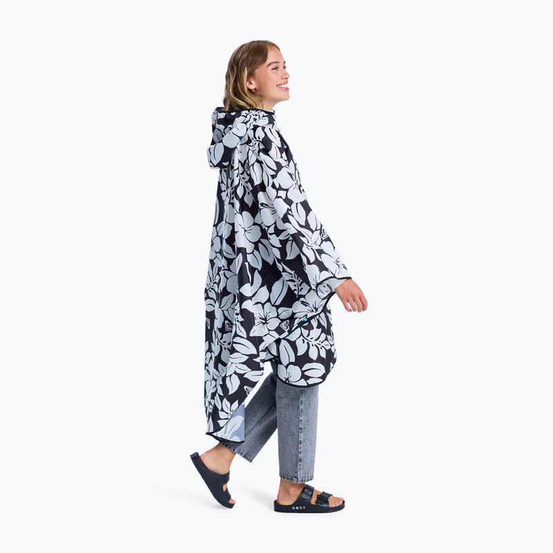 Poncho pentru femei ROXY Midnight Rain anthracite the big mo 3
