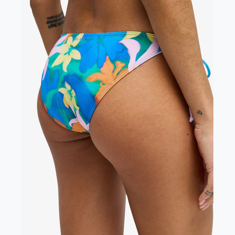 Partea de jos a costumului de baie Billabong Sol Searcher Tropic Tie Side aqua flores 4