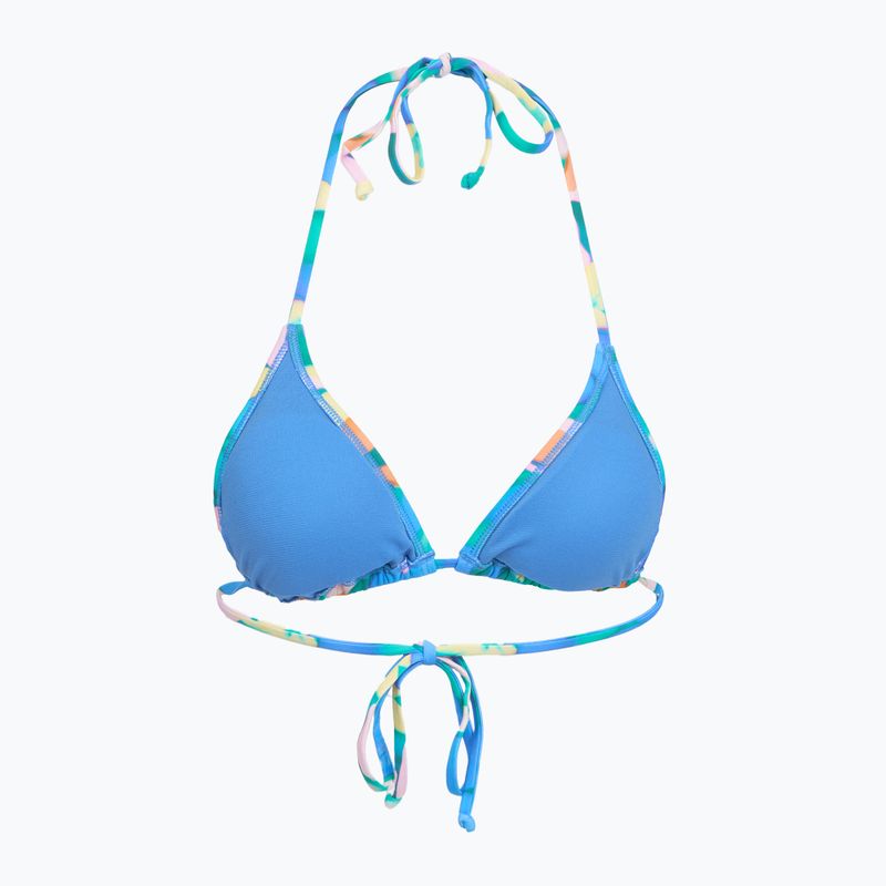 Top de costum de baie Billabong Sol Searcher Multi Triangle aqua flores 2