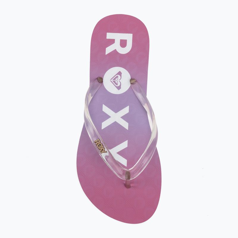 Șlapi pentru copii ROXY Viva Jelly sangria sunset 5