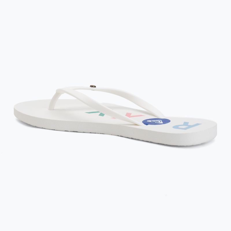 Șlapi pentru femei ROXY Sandy III white multi 1 3