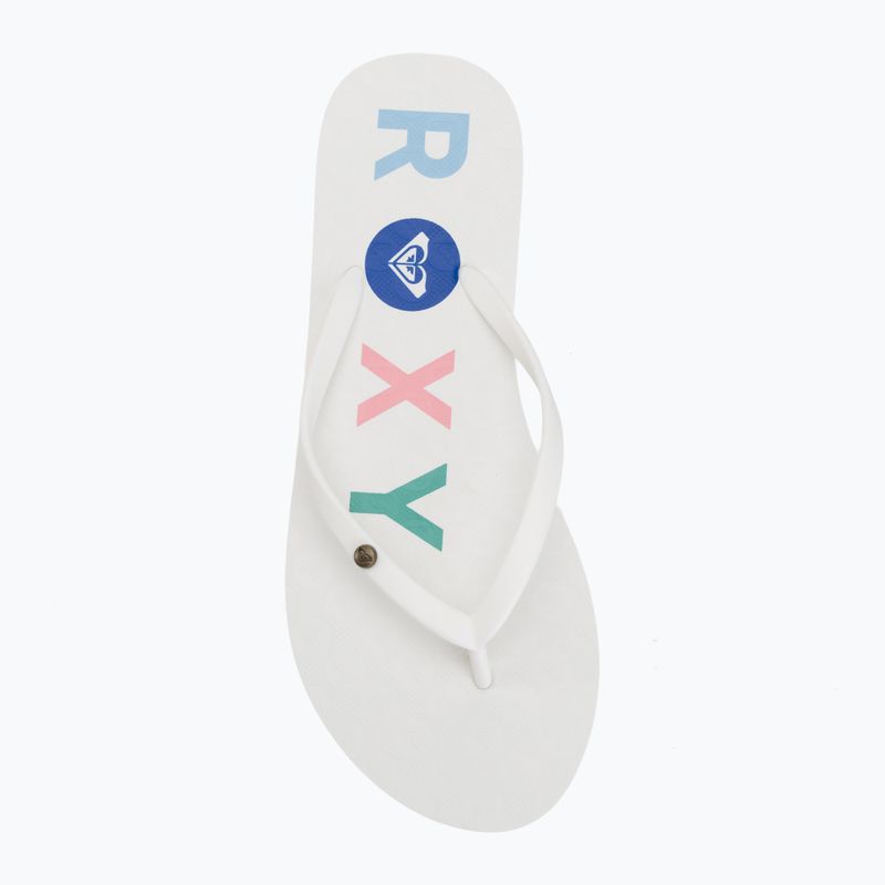 Șlapi pentru femei ROXY Sandy III white multi 1 5
