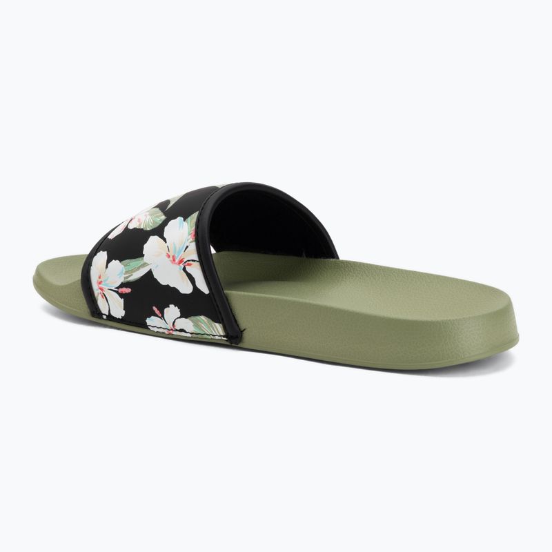 Șlapi pentru femei ROXY Slippy IV oil green 3