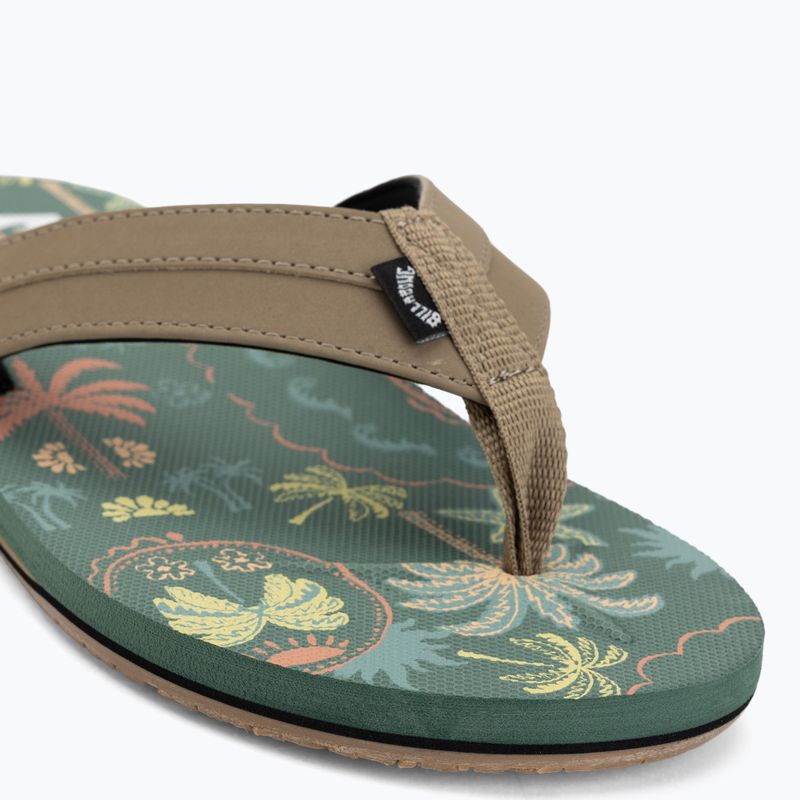 Șlapi pentru bărbați Billabong All Day Impact Print moss green 7