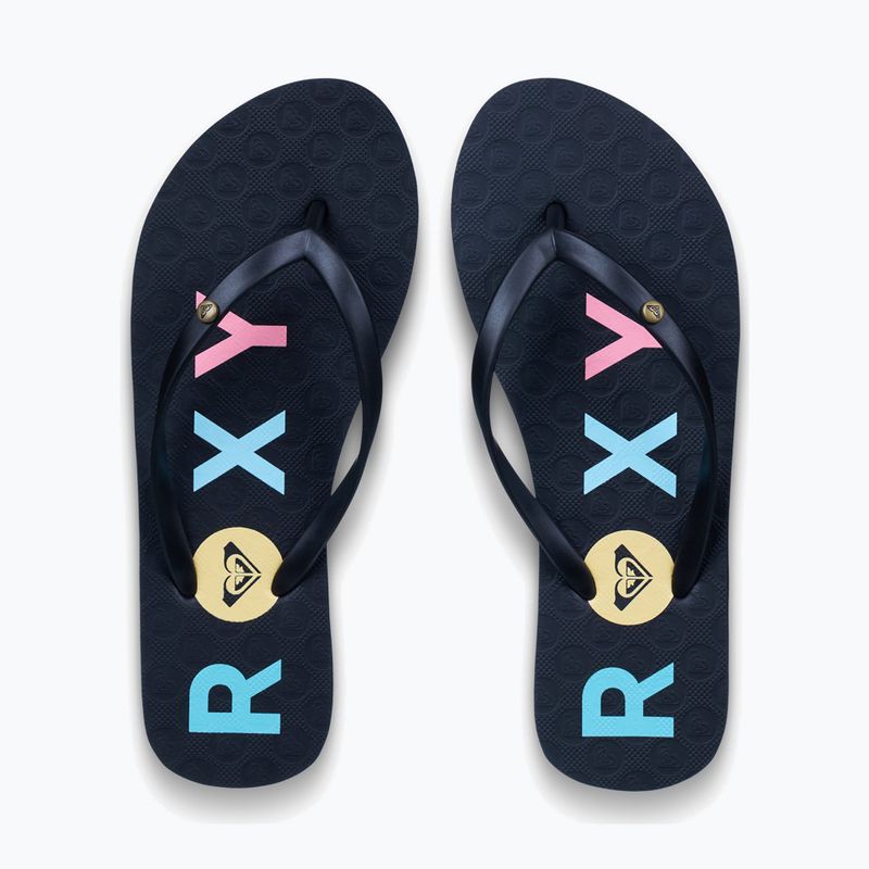 Șlapi pentru femei ROXY Sandy III black/rainbow 2