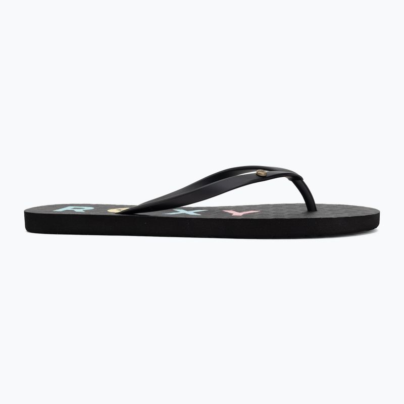 Șlapi pentru femei ROXY Sandy III black/rainbow 2