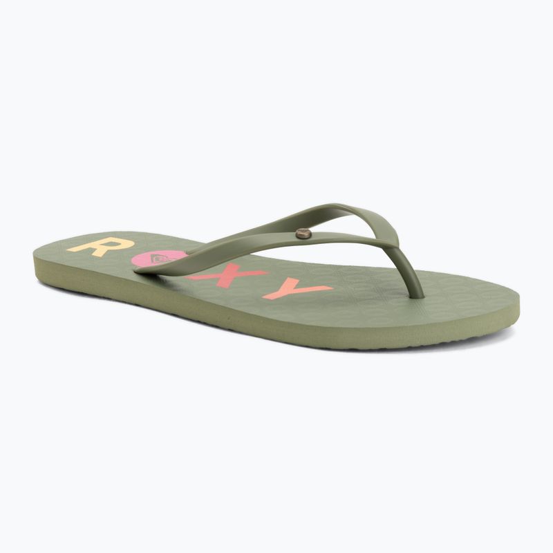 Șlapi pentru femei ROXY Sandy III oil green