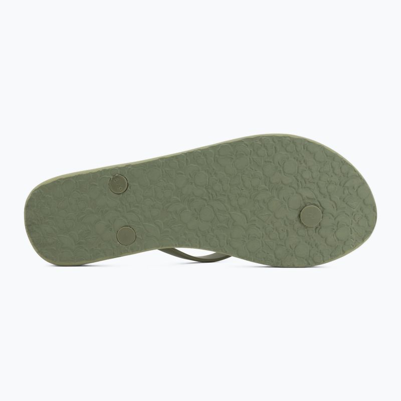 Șlapi pentru femei ROXY Sandy III oil green 4