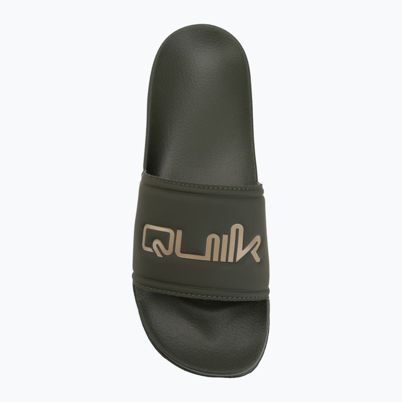 Șlapi pentru bărbați Quiksilver Sessions Slide grape leaf 5