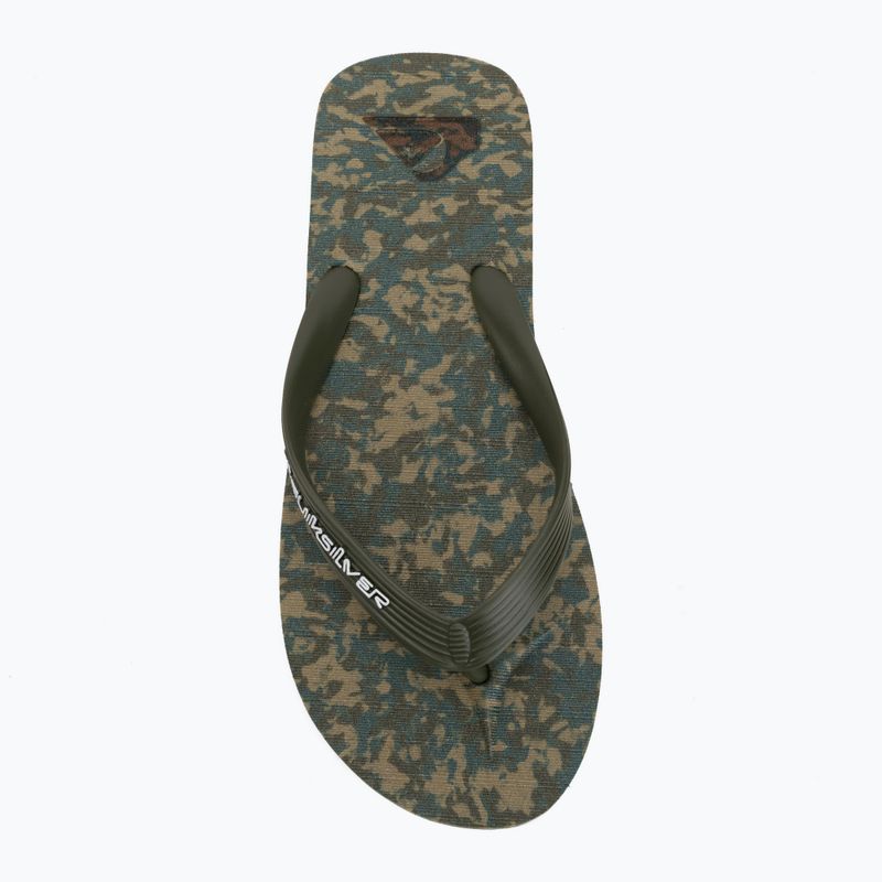Slapi pentru bărbați Quiksilver Molokai Recycled grape leaf 5