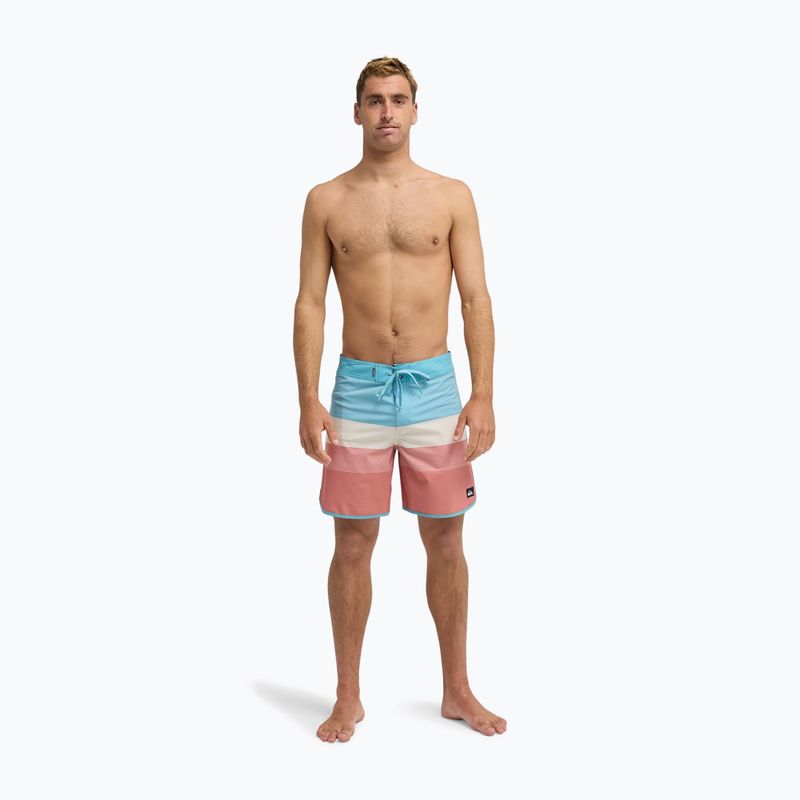 Pantaloni scurți de baie pentru bărbați Quiksilver Surfsilk Scallop 18" desert sand/tijuana 4