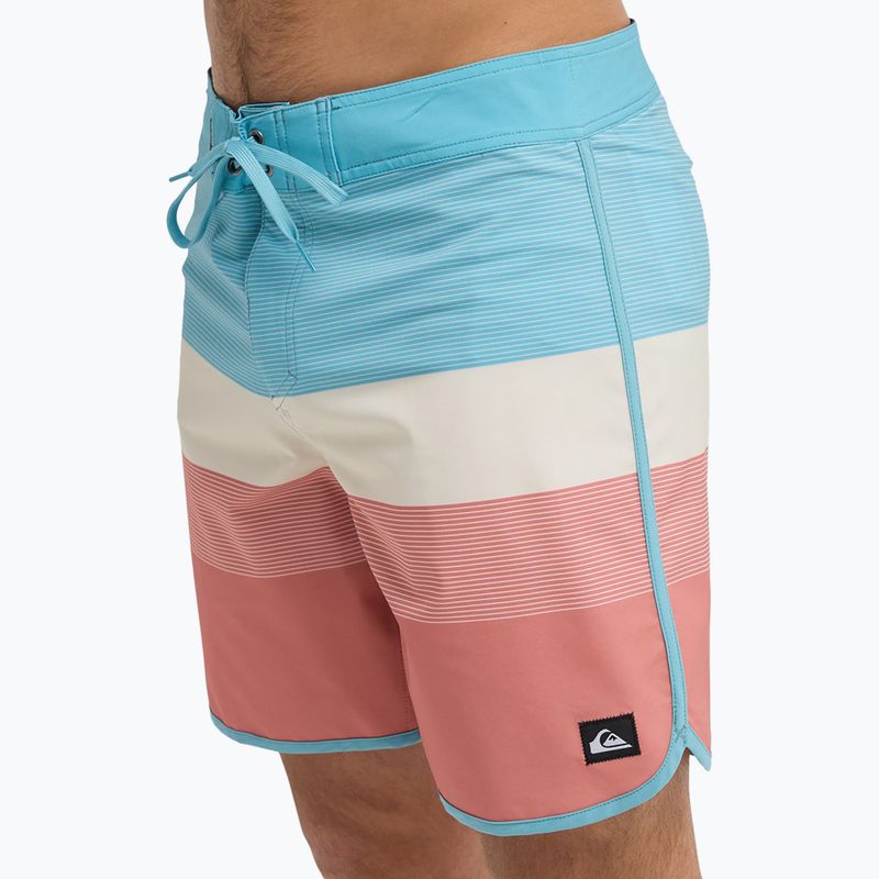 Pantaloni scurți de baie pentru bărbați Quiksilver Surfsilk Scallop 18" desert sand/tijuana 7