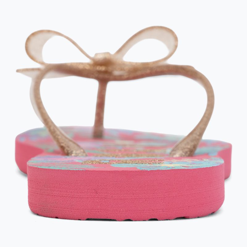 Șlapi pentru copii ROXY Lulu IV pink multi camo 6