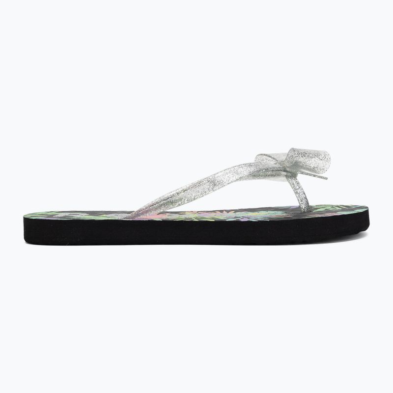 Șlapi pentru copii ROXY Lulu IV black multi 1 2