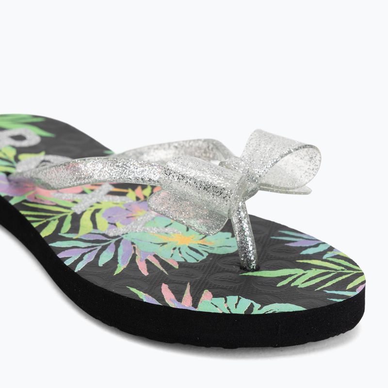 Șlapi pentru copii ROXY Lulu IV black multi 1 7