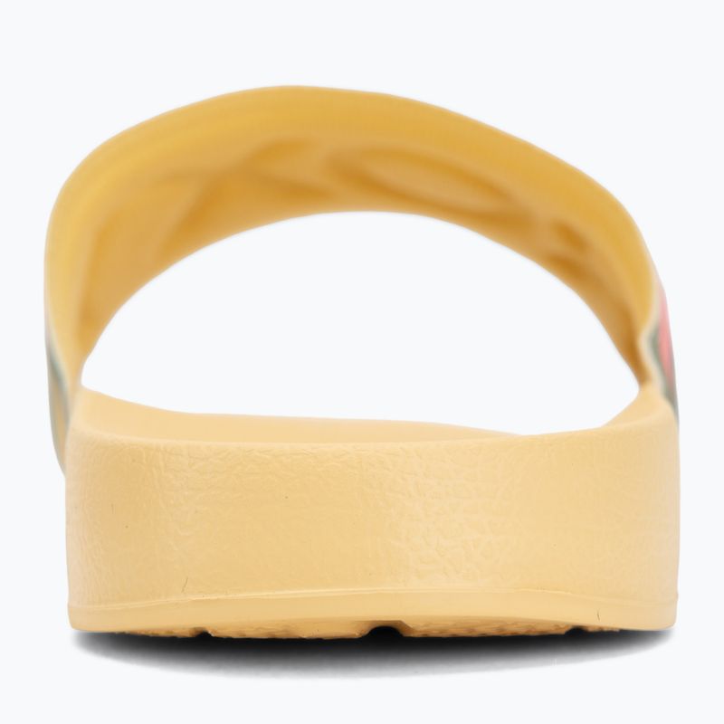 Șlapi pentru femei ROXY Slippy II Printed gold haze 6