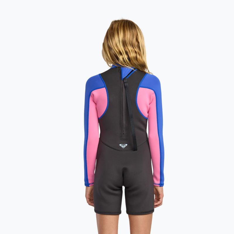 Costum de neopren pentru copii ROXY Prologue+ LS Springsuit 2/2 mm cobalt 2