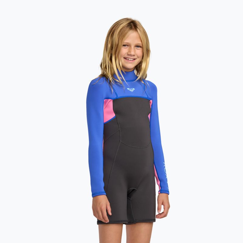 Costum de neopren pentru copii ROXY Prologue+ LS Springsuit 2/2 mm cobalt 3