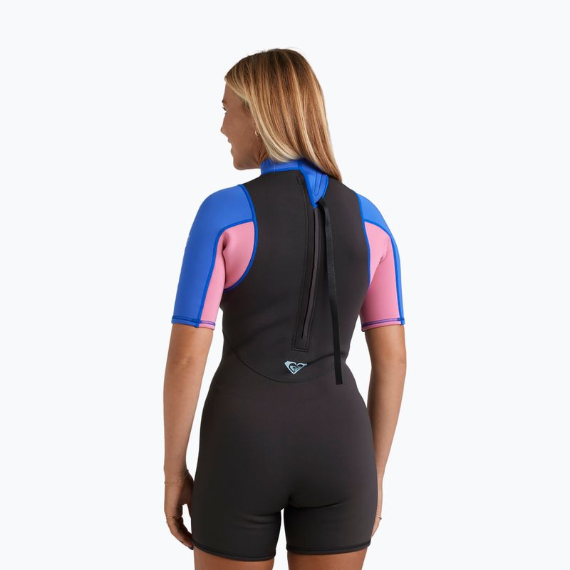 Costum de înot pentru femei ROXY 2/2 mm Prologue+ SS Springsuit Flock cobalt 3
