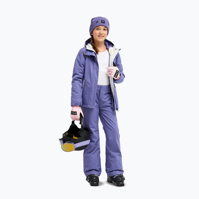 Pantaloni de snowboard pentru copii ROXY Backyard Girl twilight purple 2