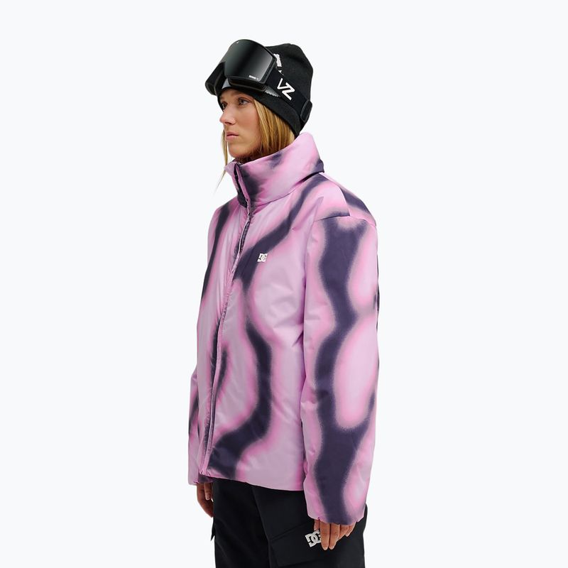 Geacă de snowboard pentru femei DC Aura Puffer 10K offscale lilac 3