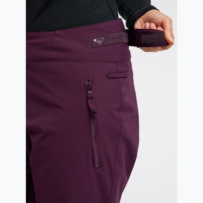 Pantaloni de snowboard pentru femei ROXY Alpine Ridge blackberry wine 6