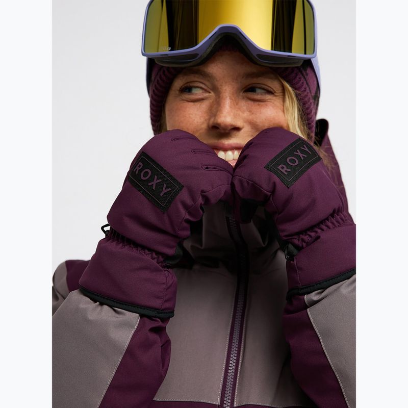 Mănuși de snowboard pentru femei ROXY Freshfield Blackberry Wine 3