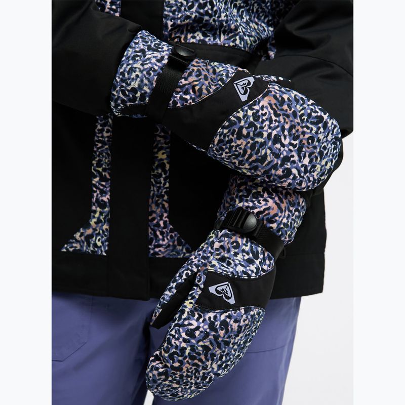 Mănuși de snowboard pentru femei ROXY Jetty Mitt Twilight Purple Wildin Out 4