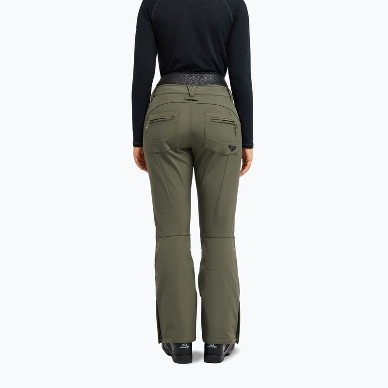 Pantaloni de snowboard pentru femei Roxy Rising High beetle 3