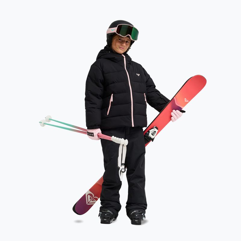 Geacă de snowboard pentru copii ROXY Snowyhill Puffy true black 2