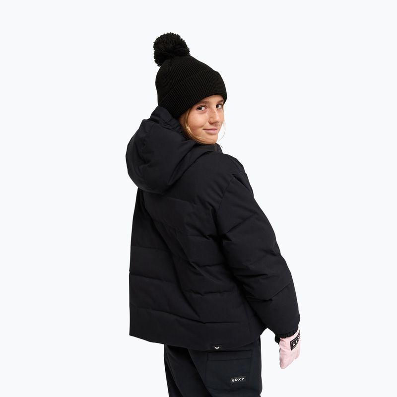 Geacă de snowboard pentru copii ROXY Snowyhill Puffy true black 3