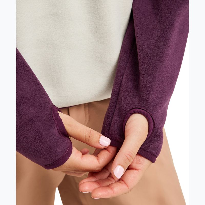 Bluză fleece pentru femei ROXY Icedrift Layer blackberry wine 7
