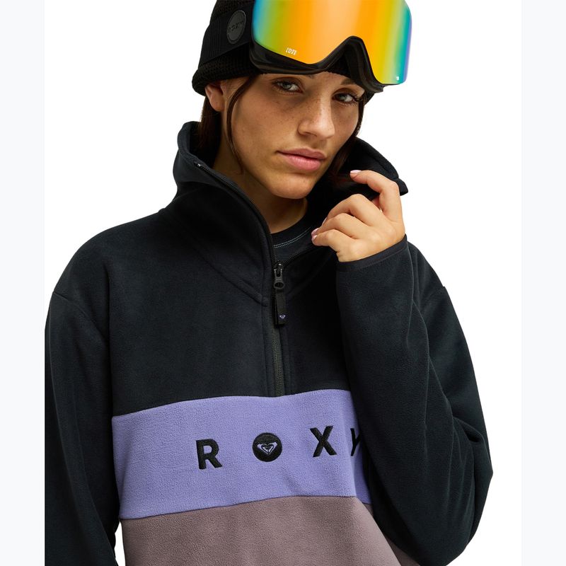 Bluză fleece pentru femei ROXY Icedrift Layer true black 5