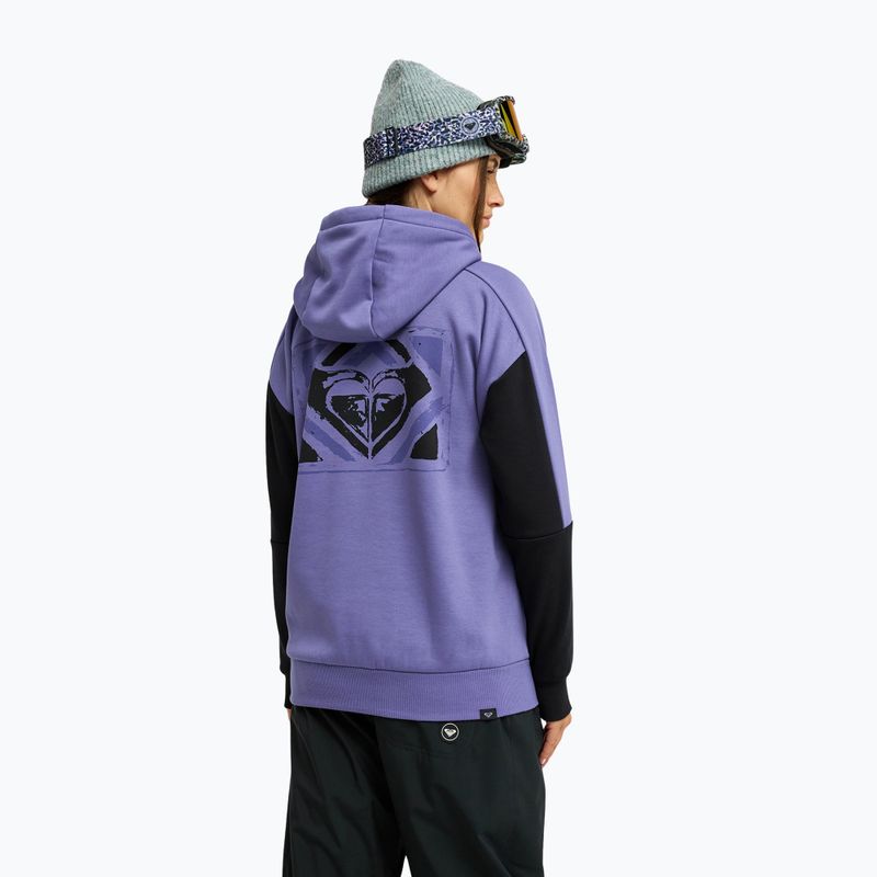 Hanorac snowboard pentru femei ROXY Liberty Hoodie twilight purple 3