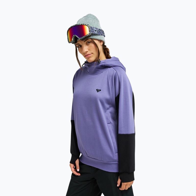Bluză de snowboard pentru copii ROXY Liberty Hoodie twilight purple 5