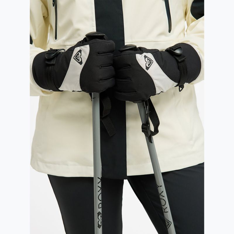 Mănuși de snowboard pentru femei ROXY Jetty Solid silver 3