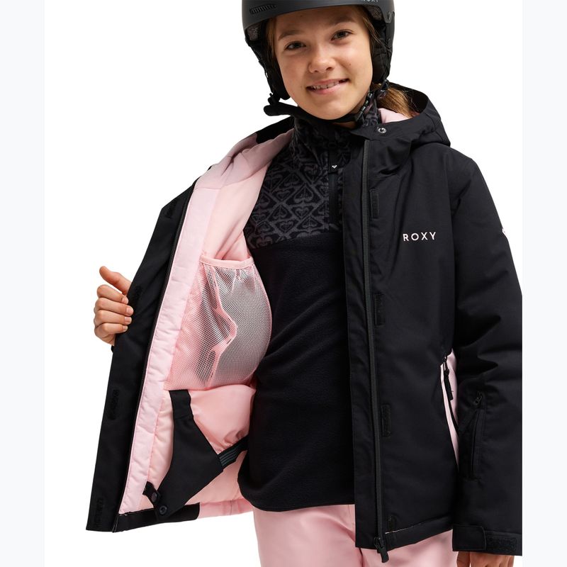 Geacă de snowboard pentru copii ROXY Snowflare true black 5