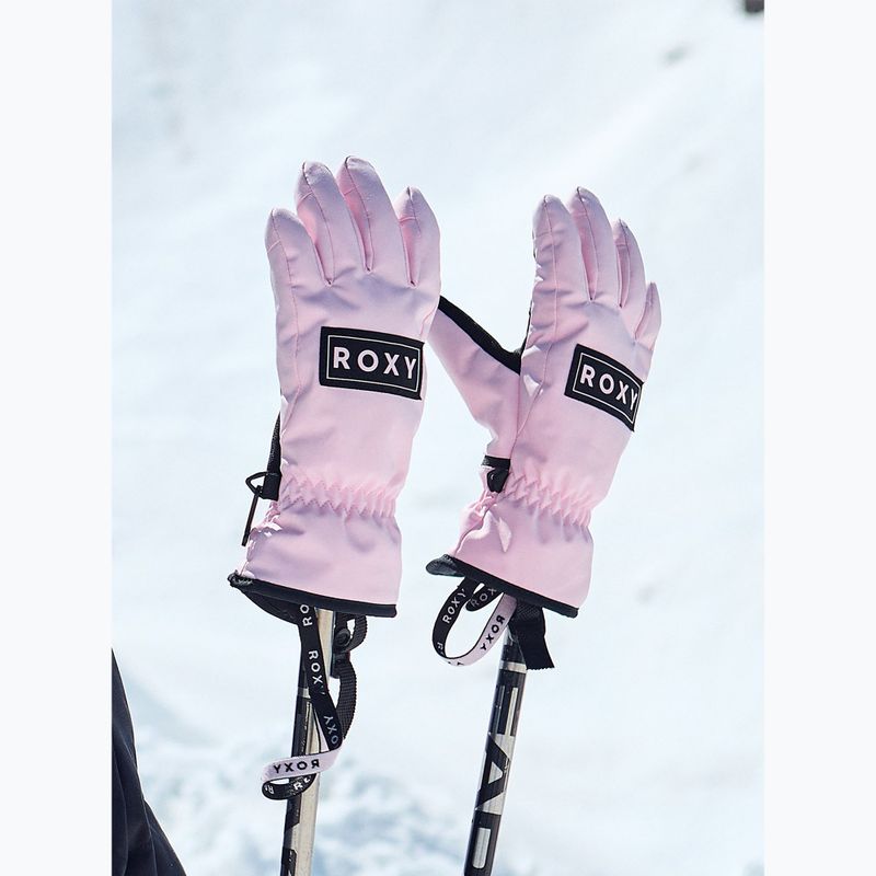 Mănuși de snowboard pentru copii ROXY Freshfield Rose Shadow 4