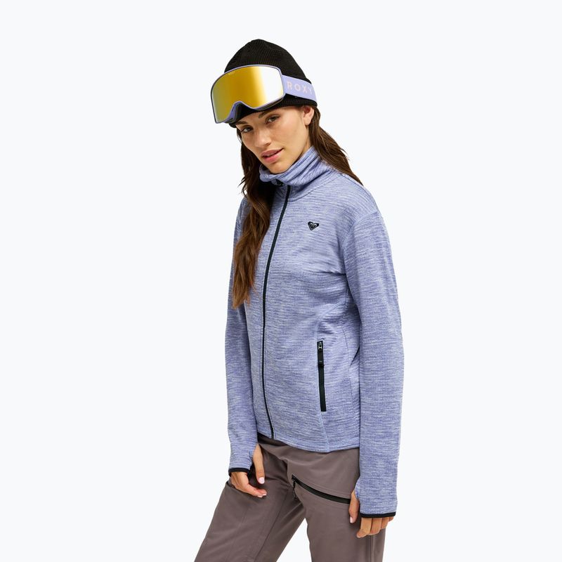Bluză fleece pentru femei ROXY Snowstride Full Zip twilight purple 4
