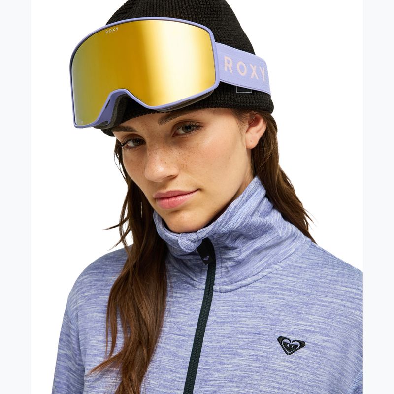Bluză fleece pentru femei ROXY Snowstride Full Zip twilight purple 5
