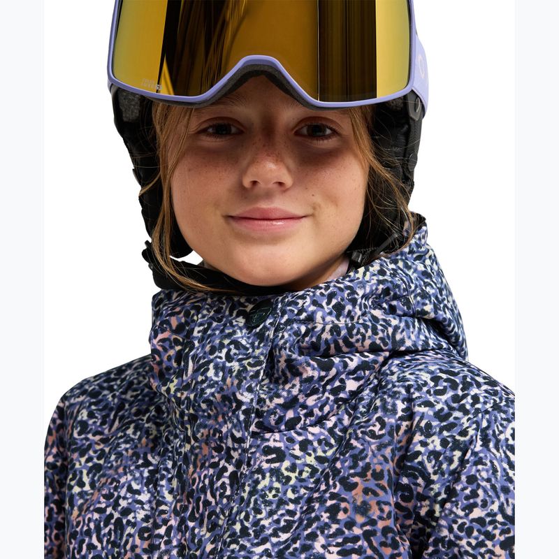 Geacă de snowboard pentru copii ROXY Snowflare true black wildin out rg 4