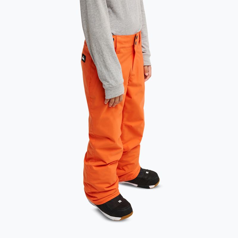 Pantaloni de snowboard pentru copii Quiksilver Estate vermillon 3