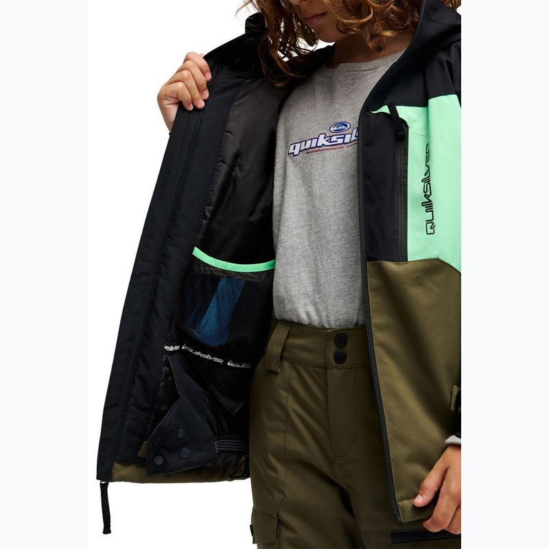 Geacă de snowboard pentru copii Quiksilver Dawson grape leaf 6